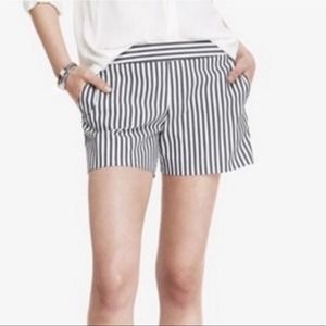 NWT Express 4.5” Inseam Side Zip Stripe Shorts